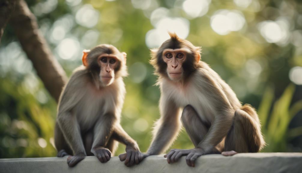 analyzing monkey imitation behavior