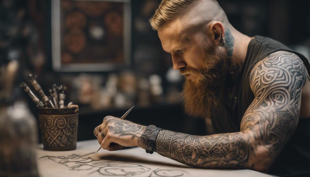 ancient norse tattoo methods