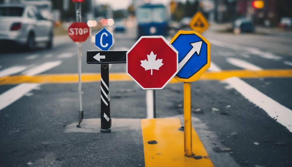 deciphering canadian road signs