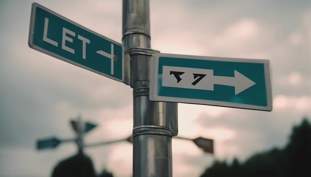 directional signage in airport