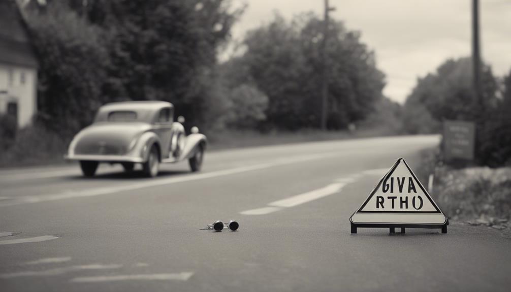 evolution of yield sign