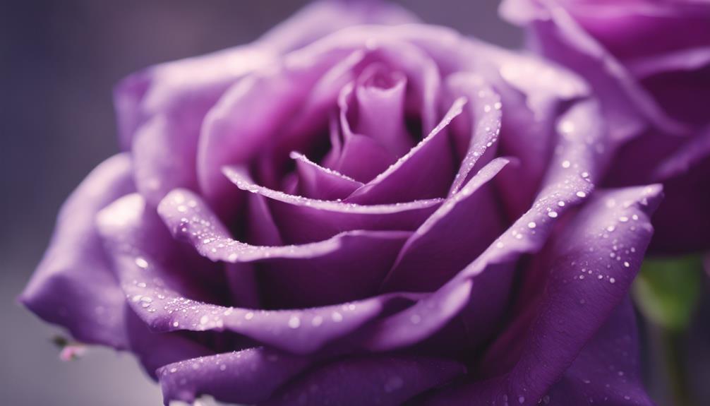 interpreting the symbolism of purple roses