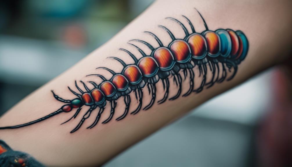 meaningful ink centipede symbolizes