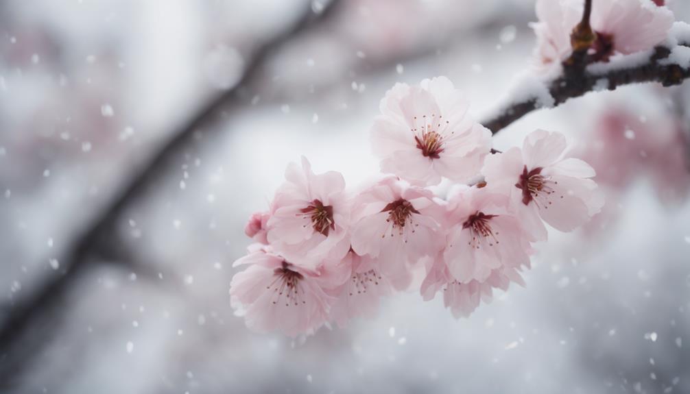 pink and white flowers