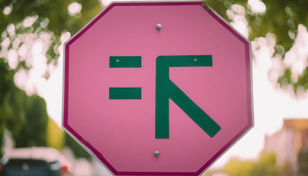 pink sign symbolism explained