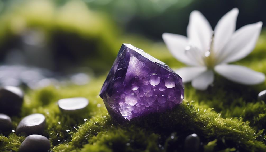 purple gemstones and symbolism