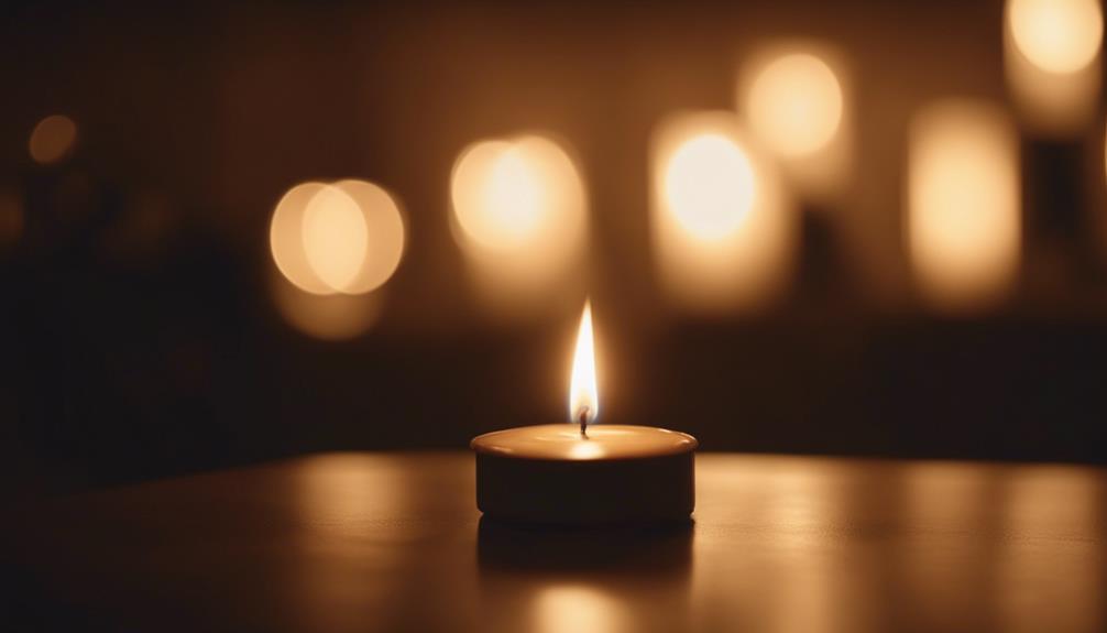 spiritual aura in darkness