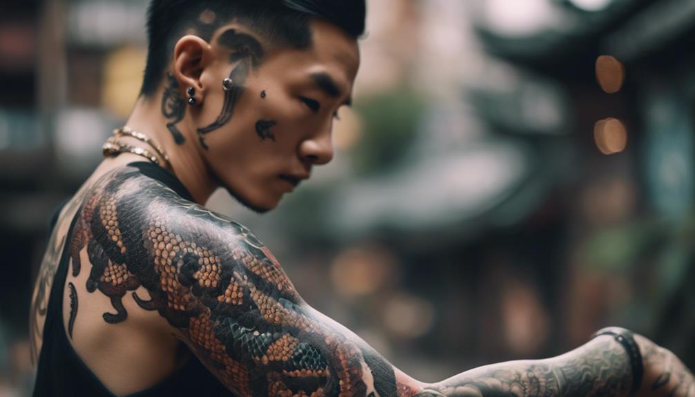 symbolism in snake tattoos