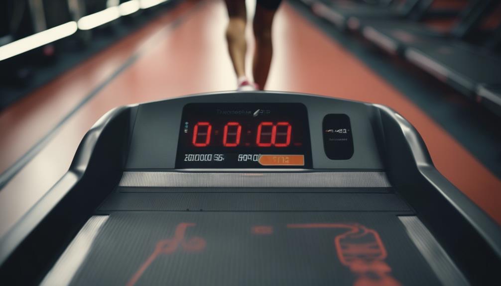 tracking distance on treadmill