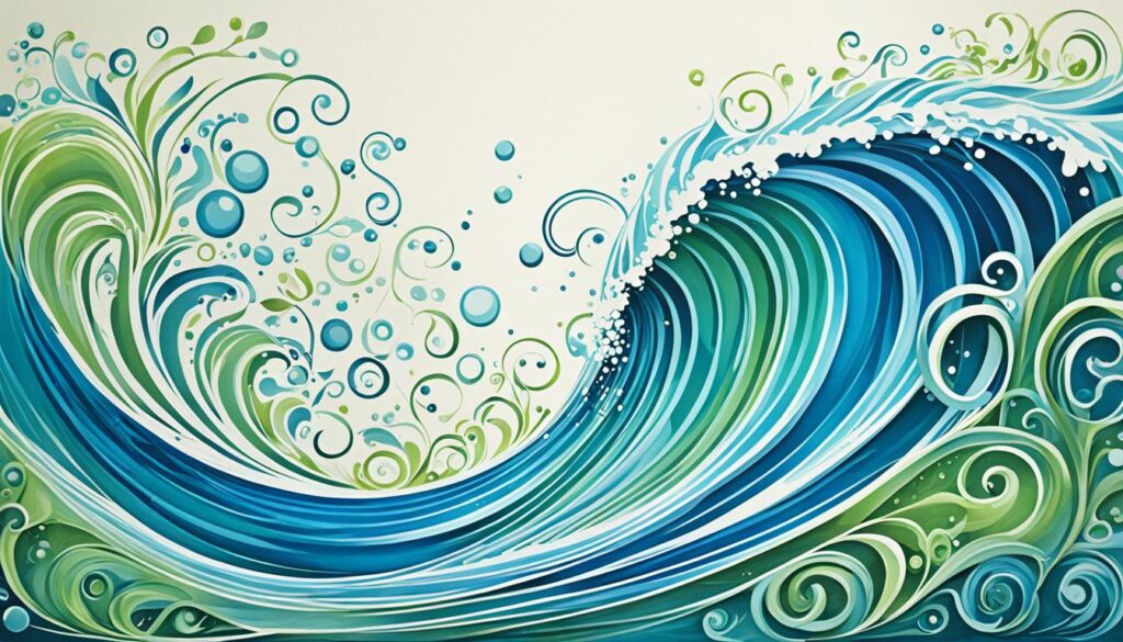 water wave pattern