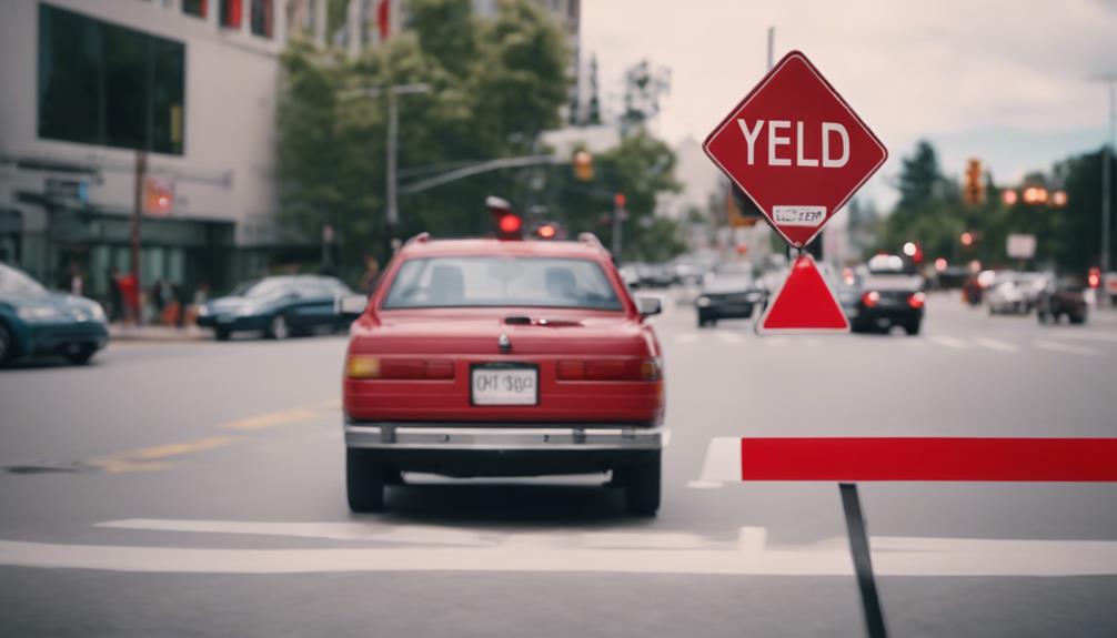 yield to stop signs