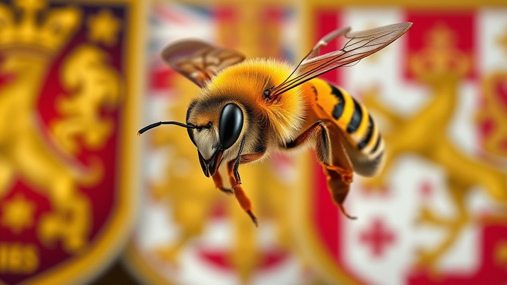 bees symbolize unity and leadership