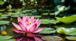 comparing lotus and water lily
