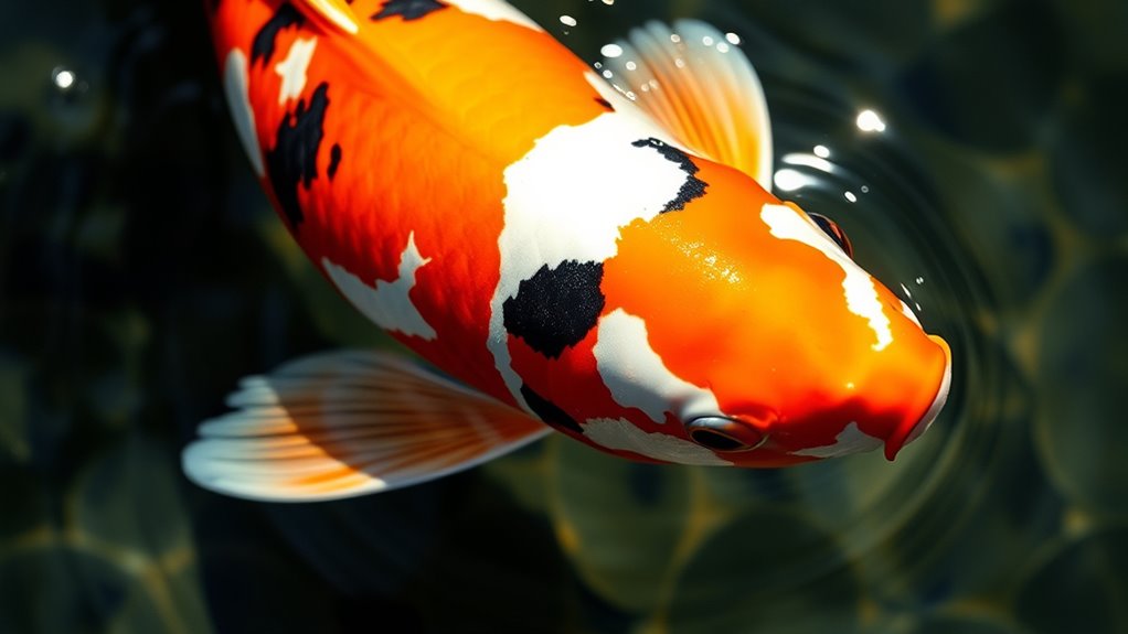 koi colors symbolize resilience