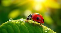 ladybugs symbolize good luck