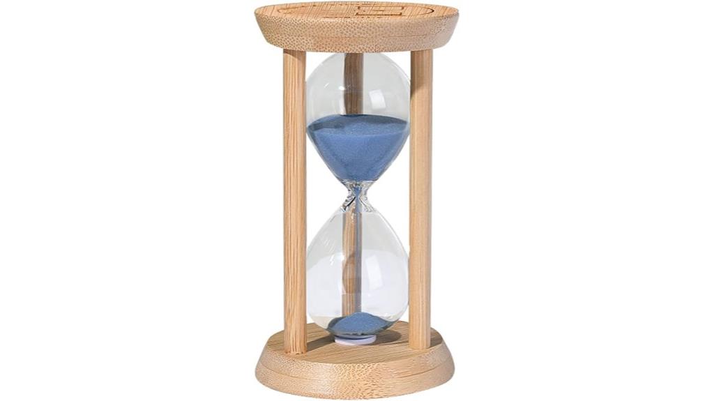 30 minute wooden hourglass