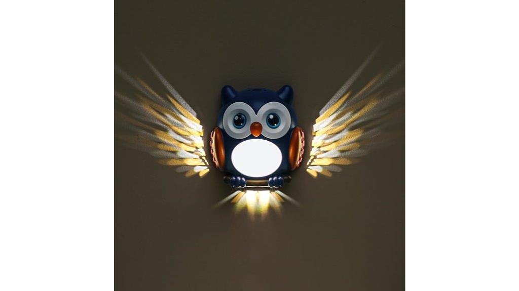 3d owl night light