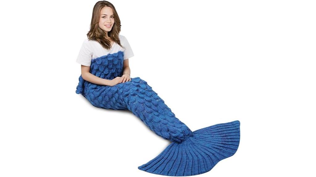 adult mermaid tail blanket