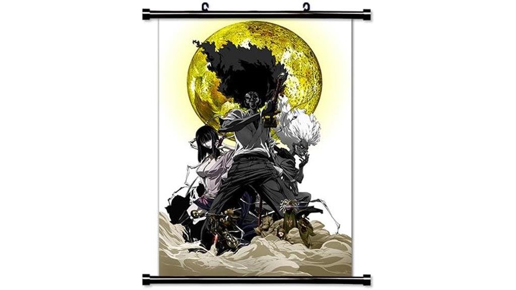 afro samurai fabric poster