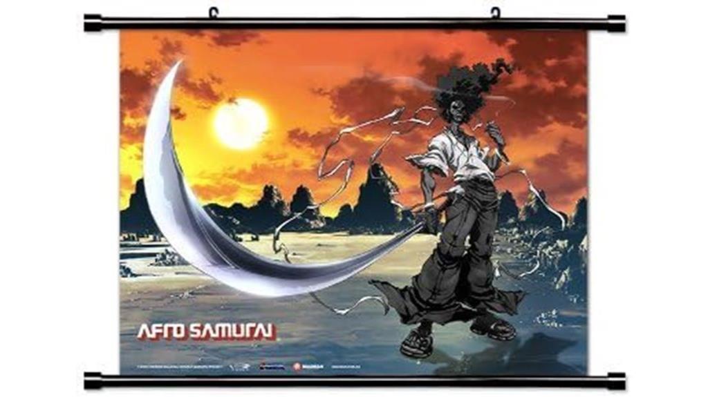 afro samurai wall scroll