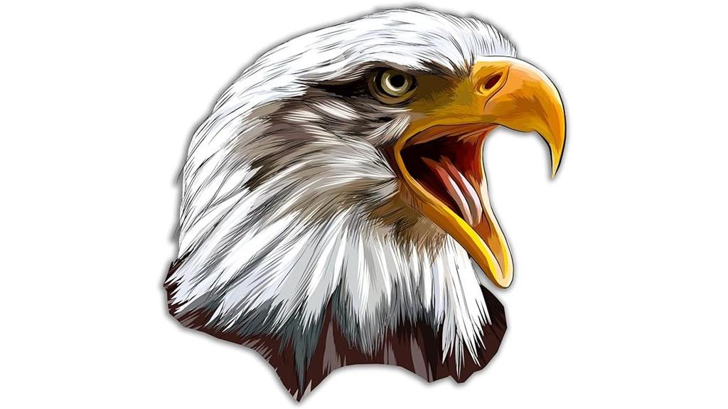 american bald eagle sticker