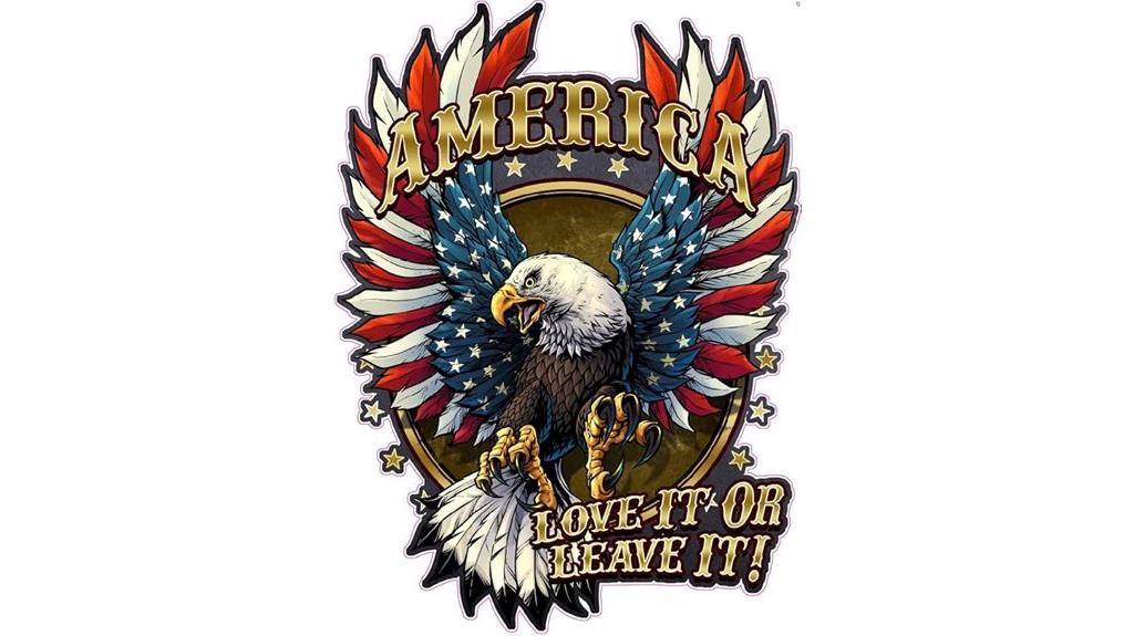 american bald eagle sticker