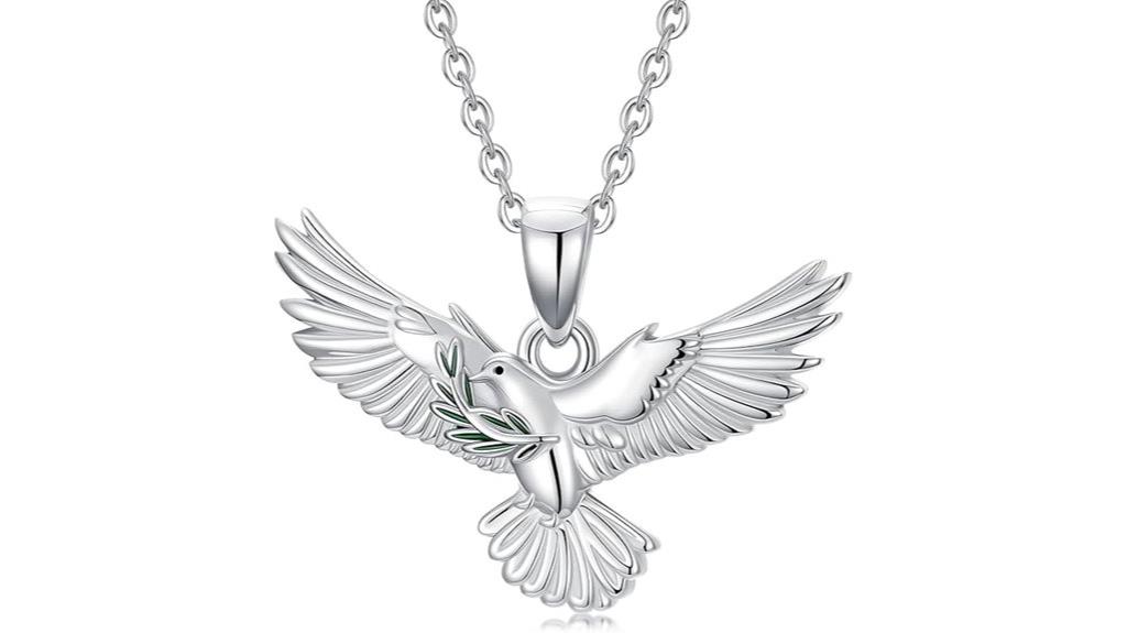 animal themed sterling silver necklace