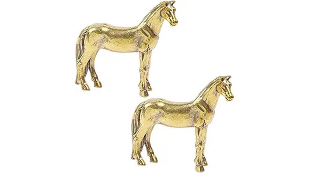 antique bronze horse decor