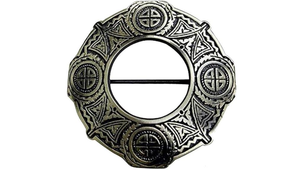 antique celtic knot brooch