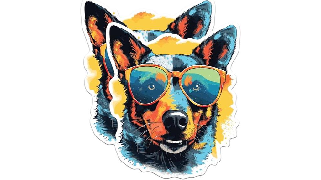 australian cattle dog stickers