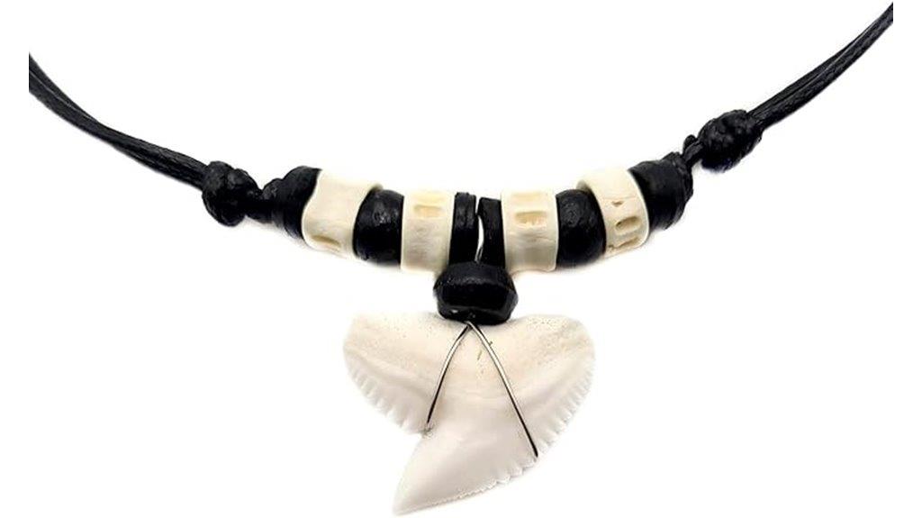 authentic mako shark pendant