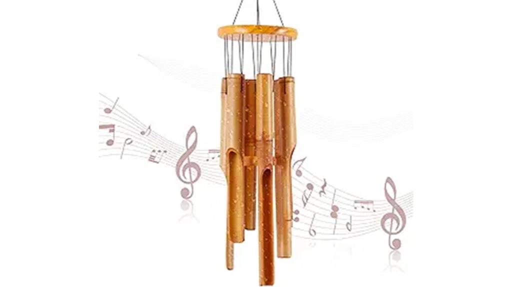bamboo wind chimes gift