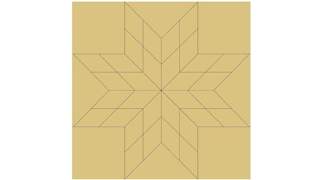 barn quilt square design