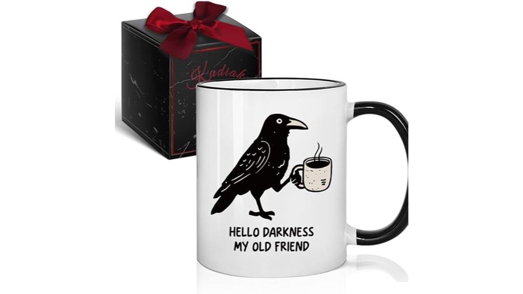 bird themed coffee mug