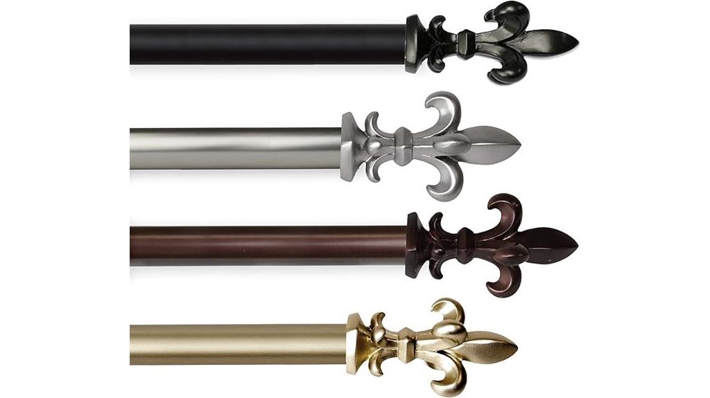 black arrowhead curtain rod