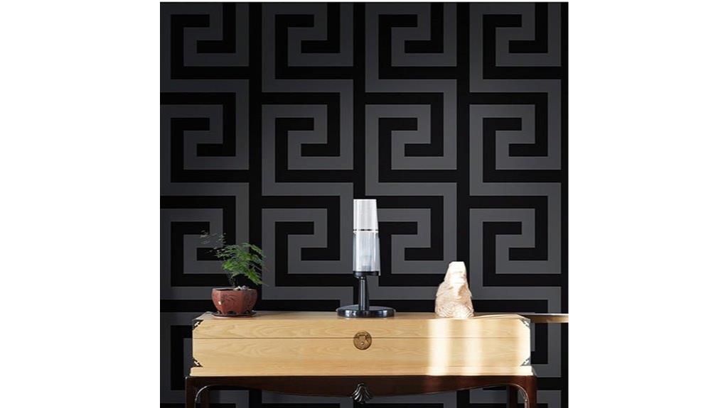 black grey geometric wallpaper