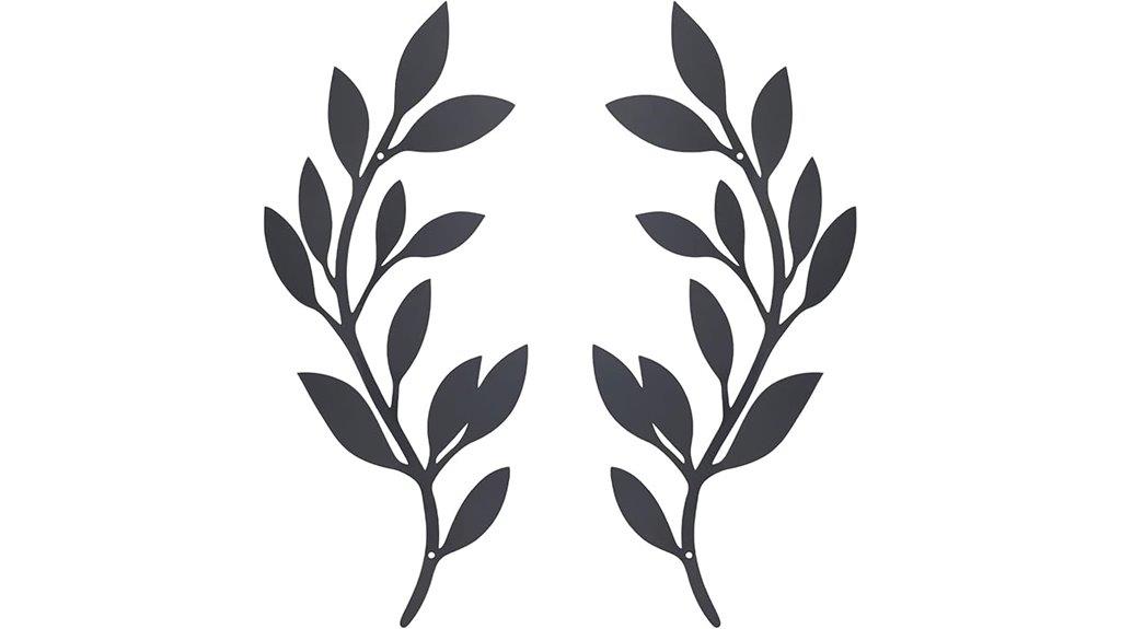 black metal olive decor