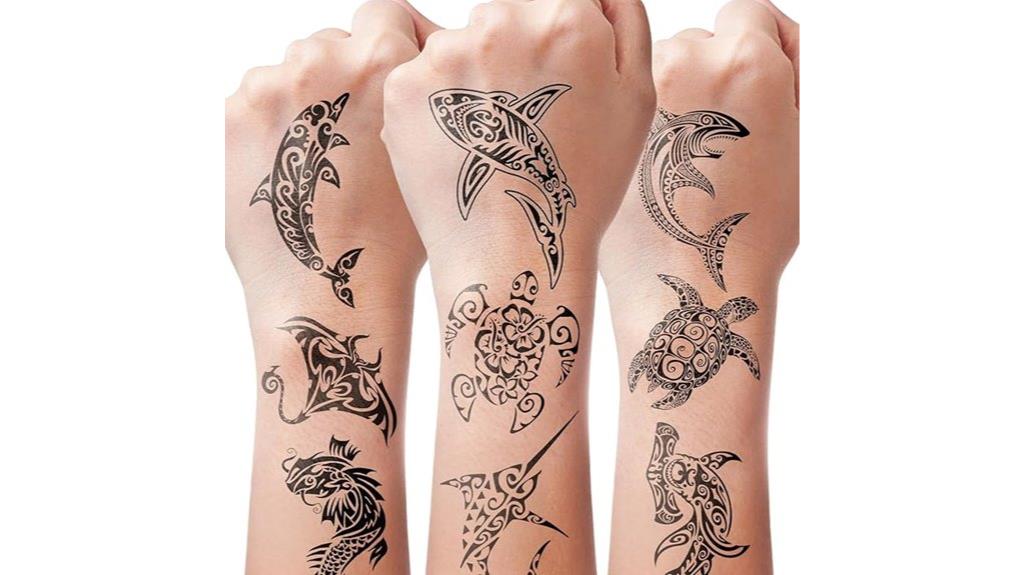 black tribal tattoo stickers