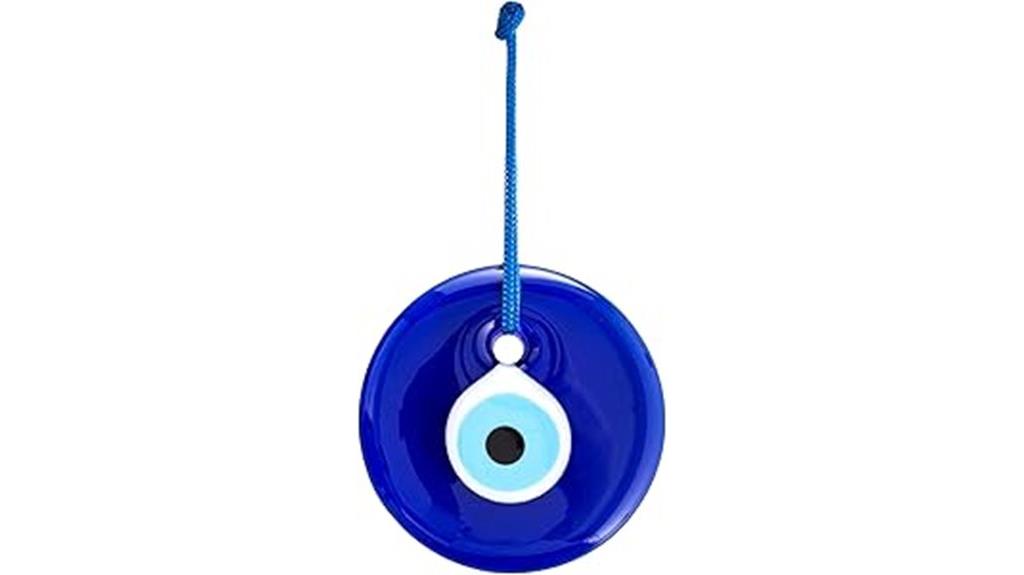 blue evil eye wall decor