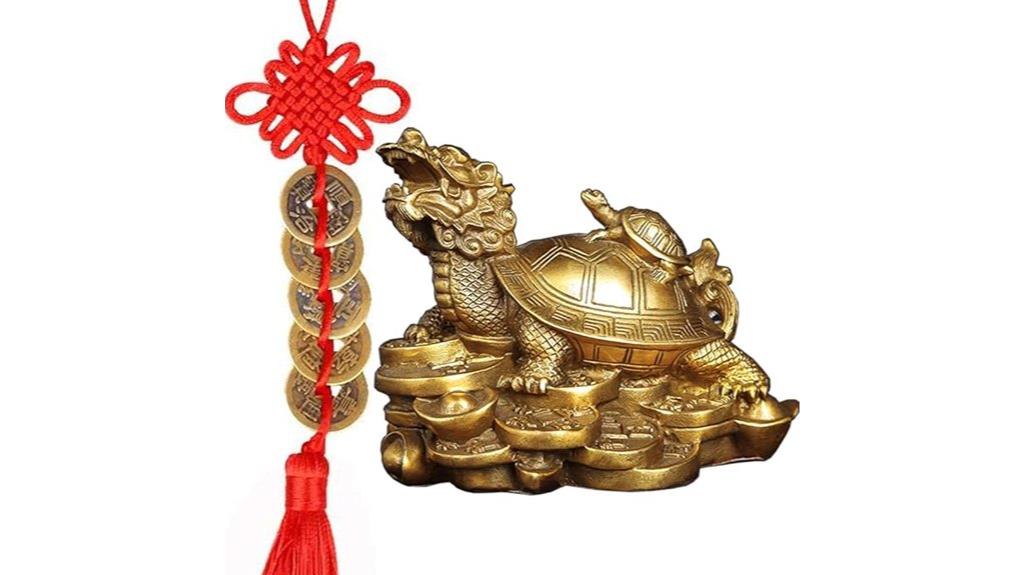 brass dragon turtle set