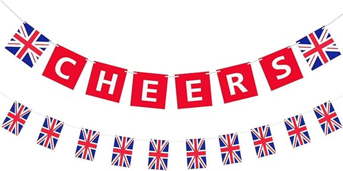 british flag party banner