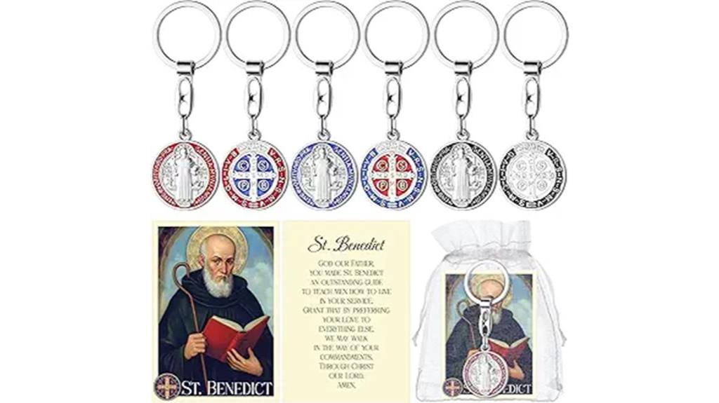 bulk saint benedict keychains