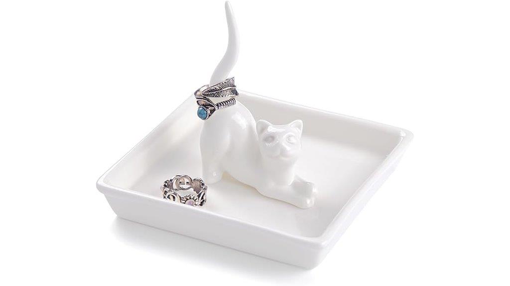 cat mom jewelry tray