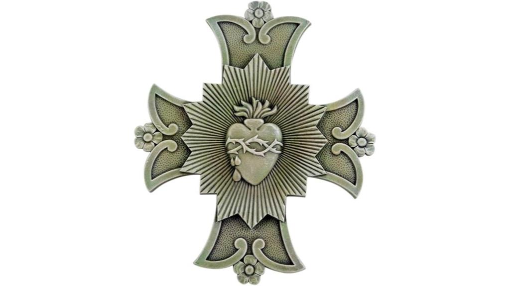 catholic sacred heart wall plaque