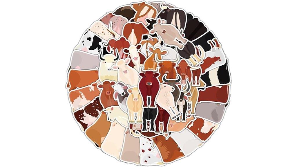 cattle stickers pack