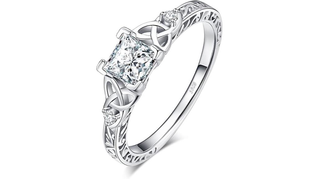 celtic knot engagement ring