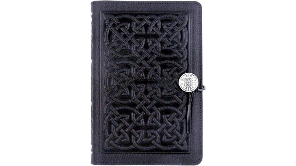 celtic knot leather journal