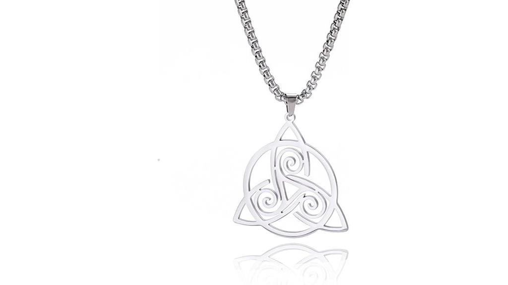 celtic knot necklace women