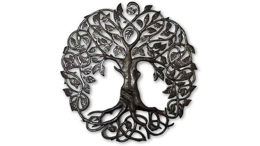 celtic metal tree artwork