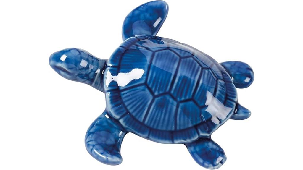 ceramic sea turtle figurine